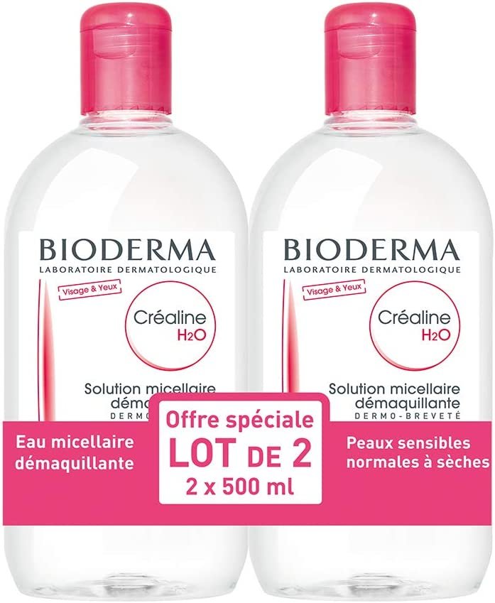 Bioderma Crealine H2O Micelle Solution 2 x 500ml