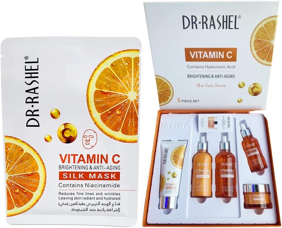 Dr Rashel Vitamin C Skin Care Mask, Set of 5 Piece