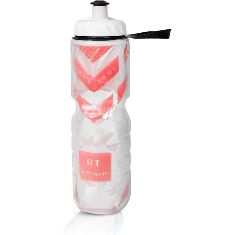 Spartan Insulated Sport Water Bottle, 650 ml Capacity, Red