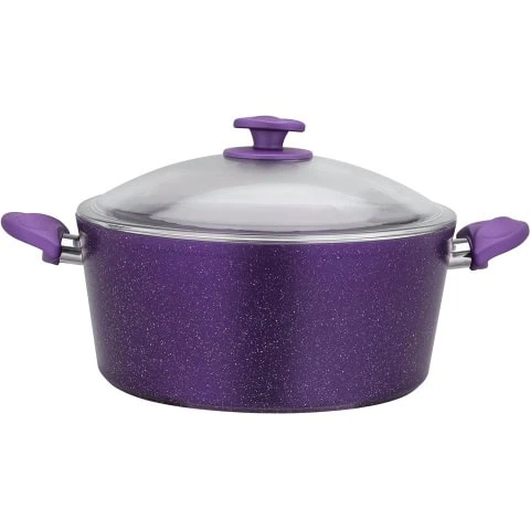 Royalford Aluminium Casserole with durable granite coating