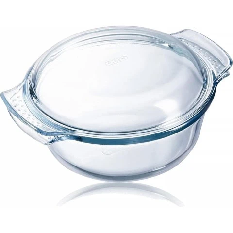 Round Casserole, Clear, 7708030, Multicolour