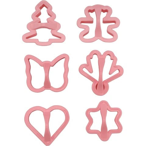6pcs mould for baking biscuit moulds cookie cutters for children