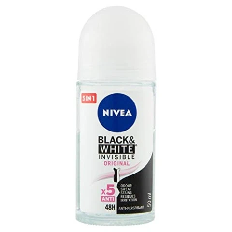 Nivea Black and White Invisible 5in1Deodorants