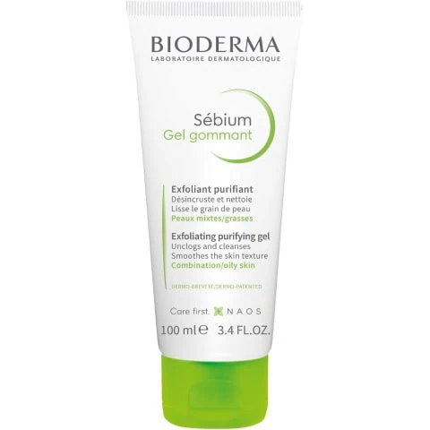 Bioderma Sebium Exfoliating Purifying Gel Combination to Oily Skin, 100ml