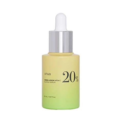 Anua Green Lemon Vitamin C Serum with Vitamin E, Hyaluronic & Ferulic Acid 0.67 fl.oz / 20ml