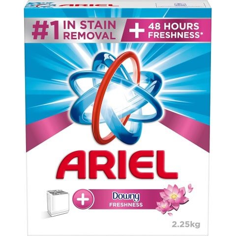 Ariel Semi-Automatic Downy Fresh Laundry Detergent Powder, 2.25Kg