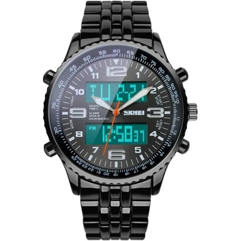 SKMEI Mens Waterproof Military Analog Watches
