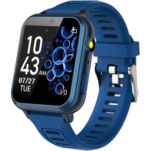 Kids Smart Game Watch with 24 Games - HD Touch Screen, Video Camera, Music Player, Pedometer, Flashlight, Alarm Clock -